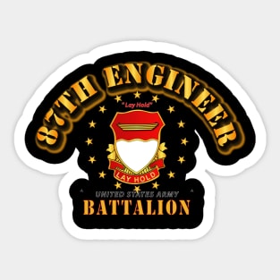 87th Engineer Battalion - Lay Hold Sticker